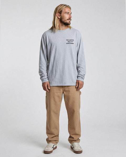 Polera Manga Larga Hombre Melange Spark