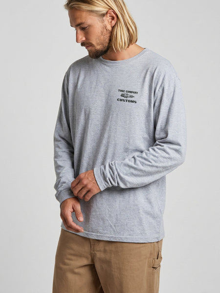 Polera Manga Larga Hombre Melange Spark