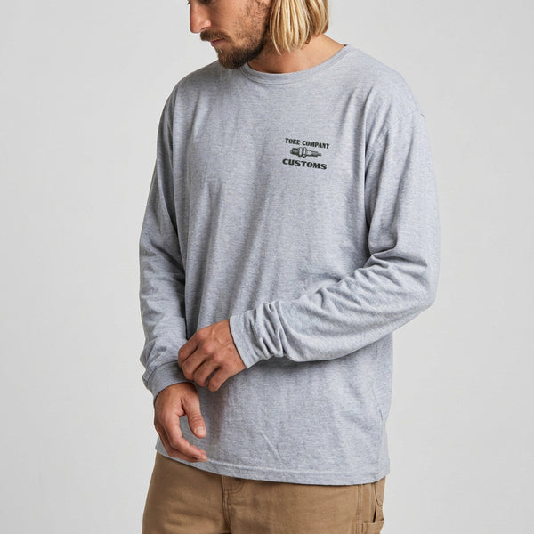 Polera Manga Larga Hombre Melange Spark