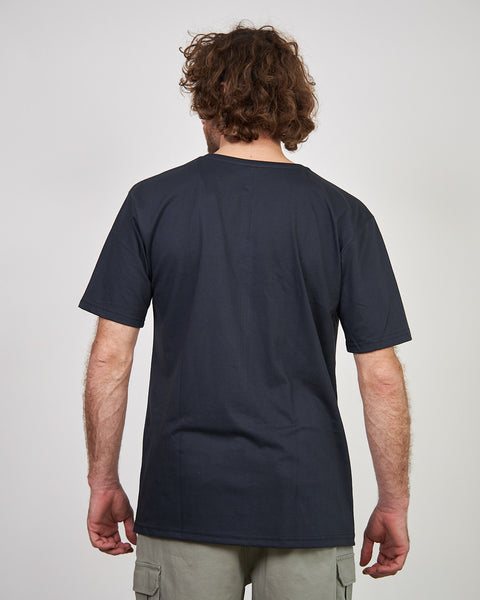 Polera Hombre Negra Reed