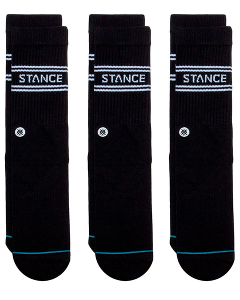 CALCETIN BASIC CREW BLACK