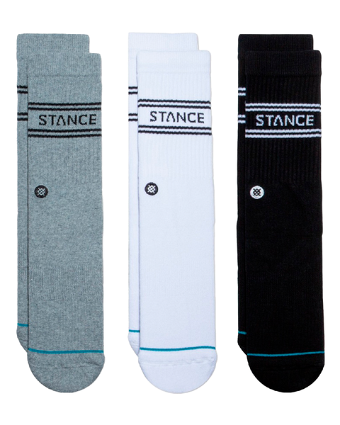 CALCETIN BASIC 3 PACK CREW MULTI L