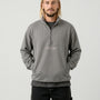 Poleron Half Zipper Gris Hombre Ozzy
