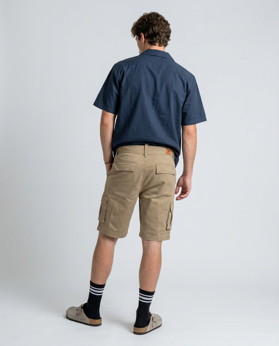 Short Cargo Beige Hombre