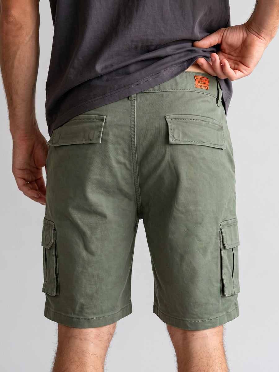 Short Cargo Verde Hombre