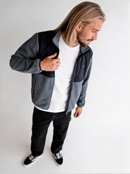 Polar Full Zipper Azul Rusty