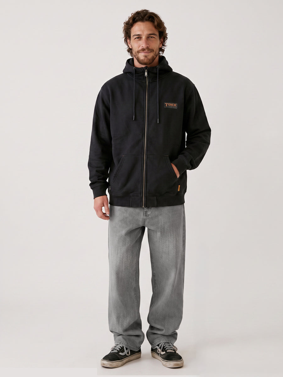 Poleron Full Zipper Negro Tool