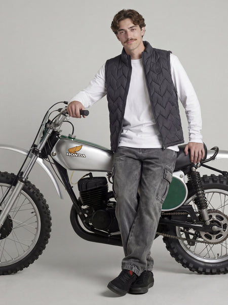 Parka Vest Negra Floater