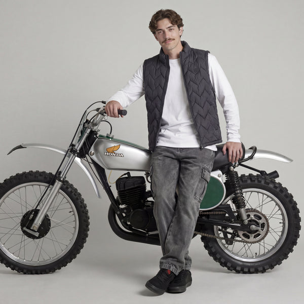 Parka Vest Negra Floater