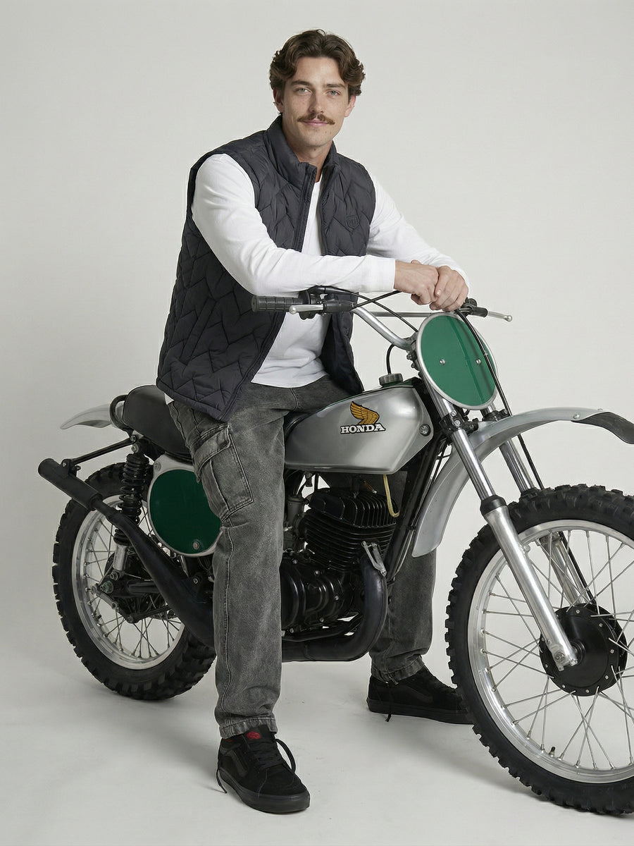 Parka Vest Negra Floater