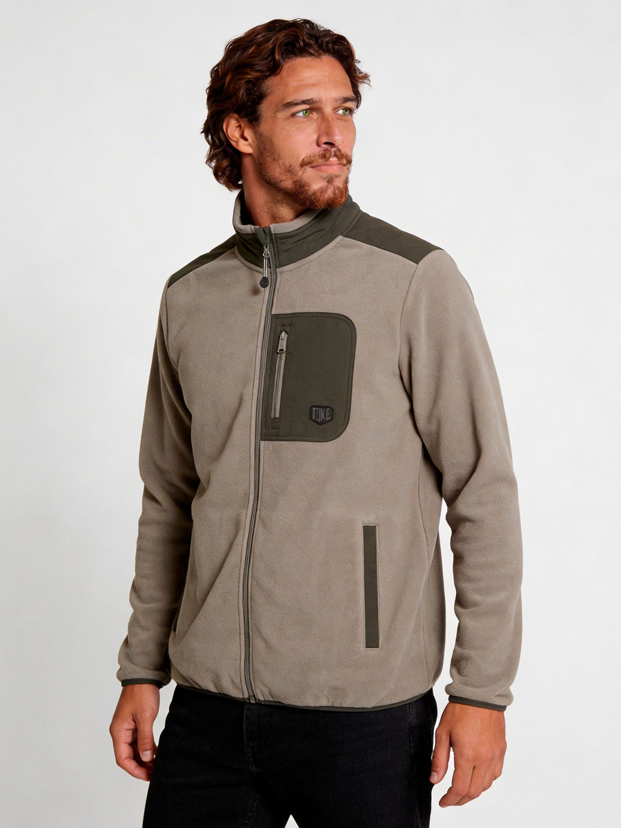 Polar Full Zipper Café Dune