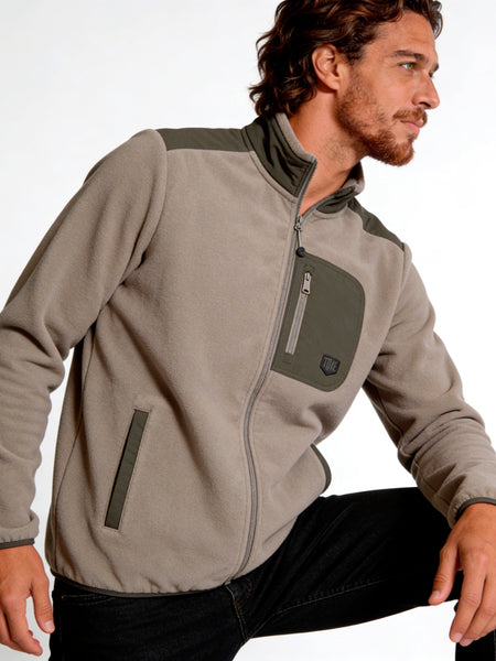 Polar Full Zipper Café Dune