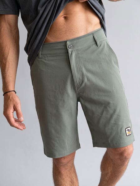Short Verde Híbrido Hombre