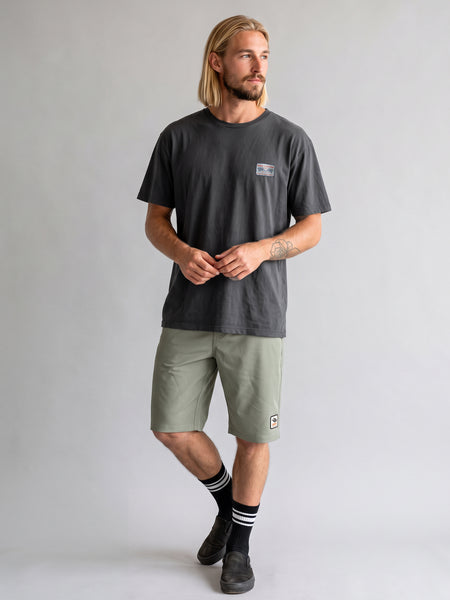 Short Verde Híbrido Hombre