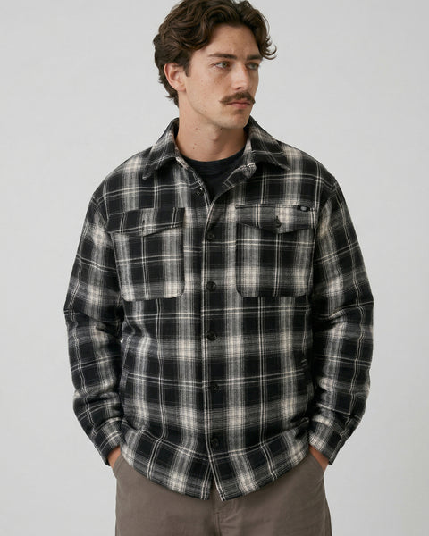 Sobrecamisa Hombre Negra Dust