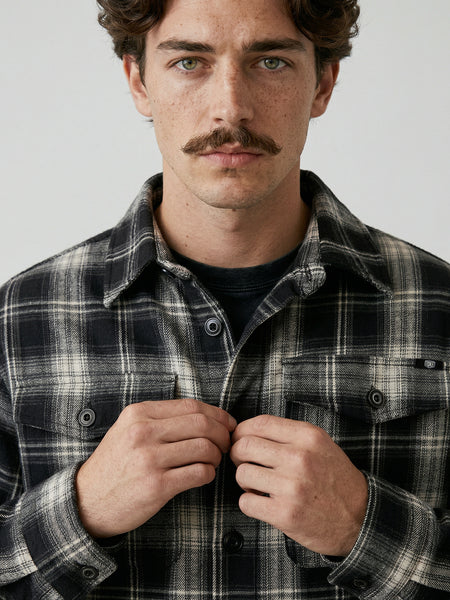 Sobrecamisa Hombre Negra Dust