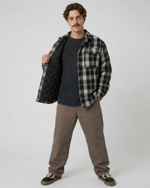 Sobrecamisa Hombre Negra Dust