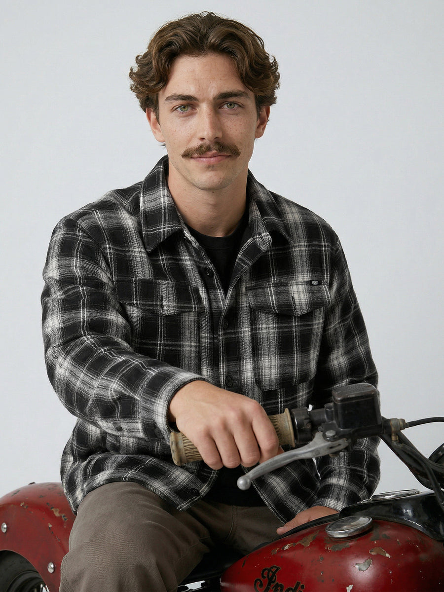 Sobrecamisa Hombre Negra Dust