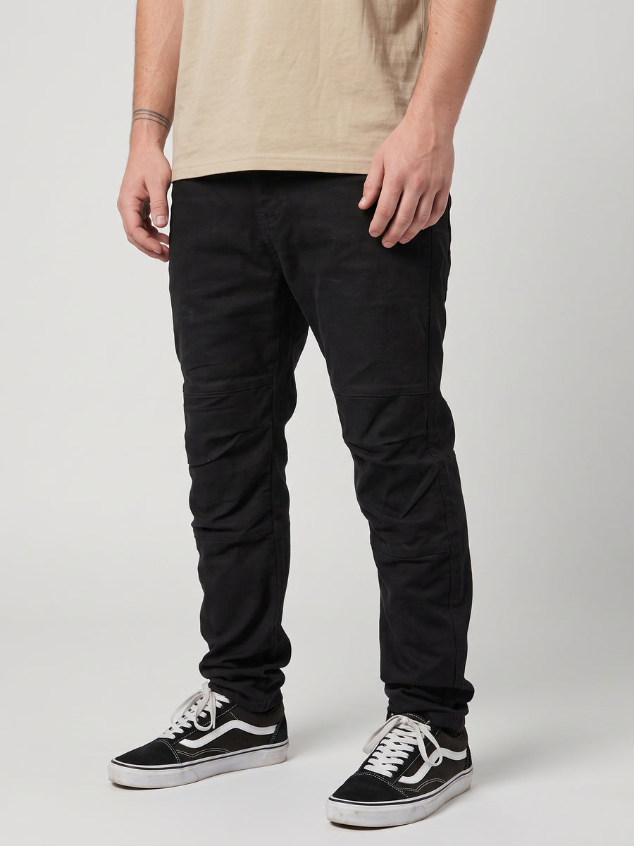 Pantalón Negro Hombre Racer