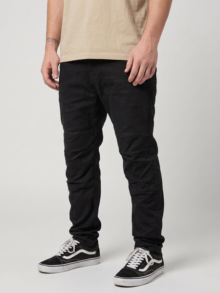 Pantalón Negro Hombre Racer