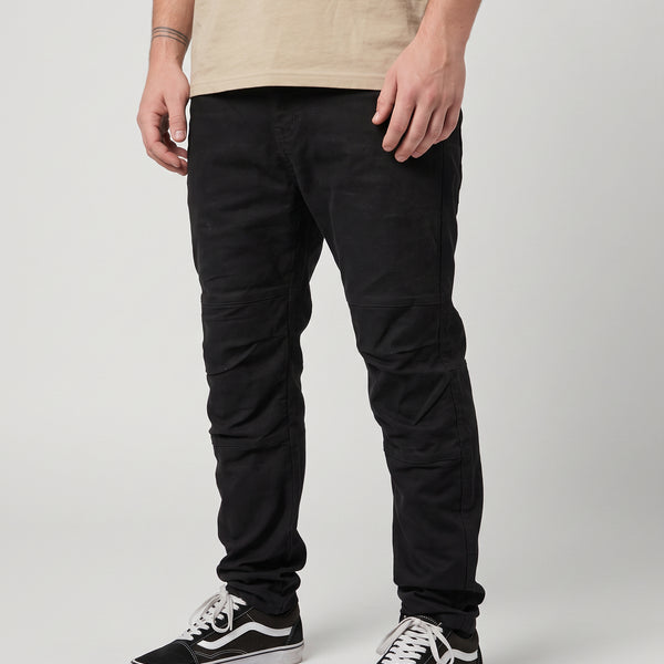 Pantalón Negro Hombre Racer