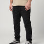 Pantalón Negro Hombre Racer
