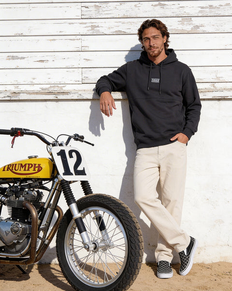 Poleron Hombre Hoodie Negro