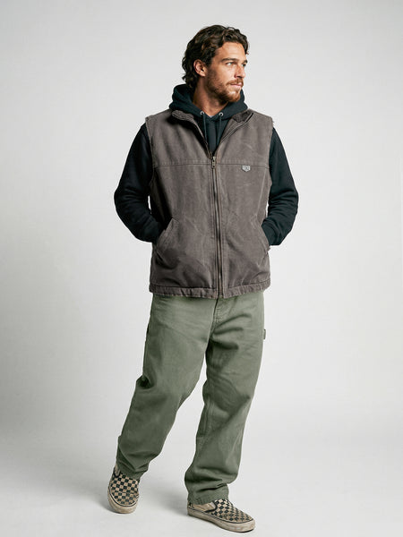 Chaqueta Sin Mangas Café Hombre Attaquer