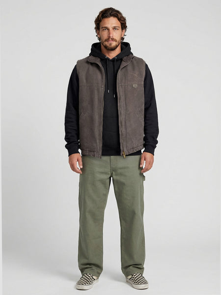 Chaqueta Sin Mangas Café Hombre Attaquer