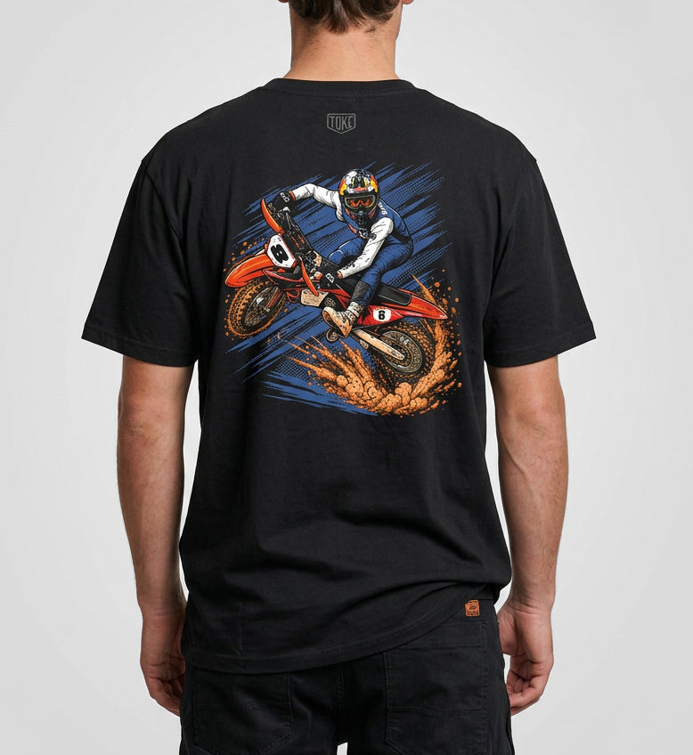 Polera Hombre Negra BH8-Sixs Days