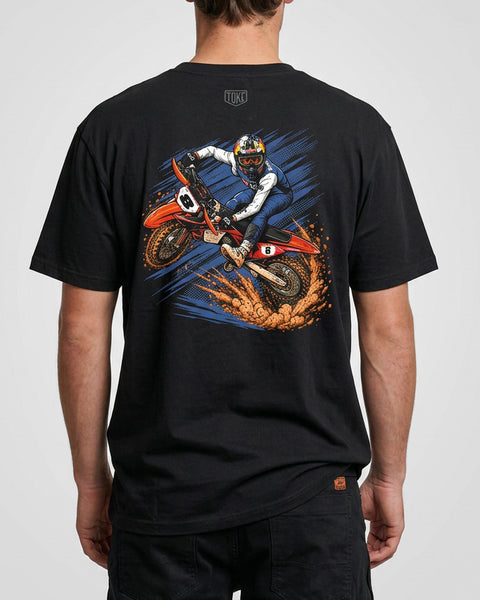 Polera Hombre Negra BH8-Sixs Days