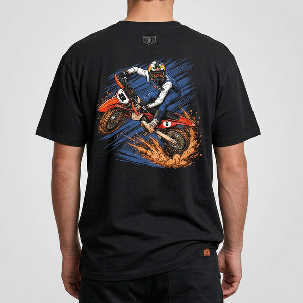 Polera Hombre Negra BH8-Sixs Days