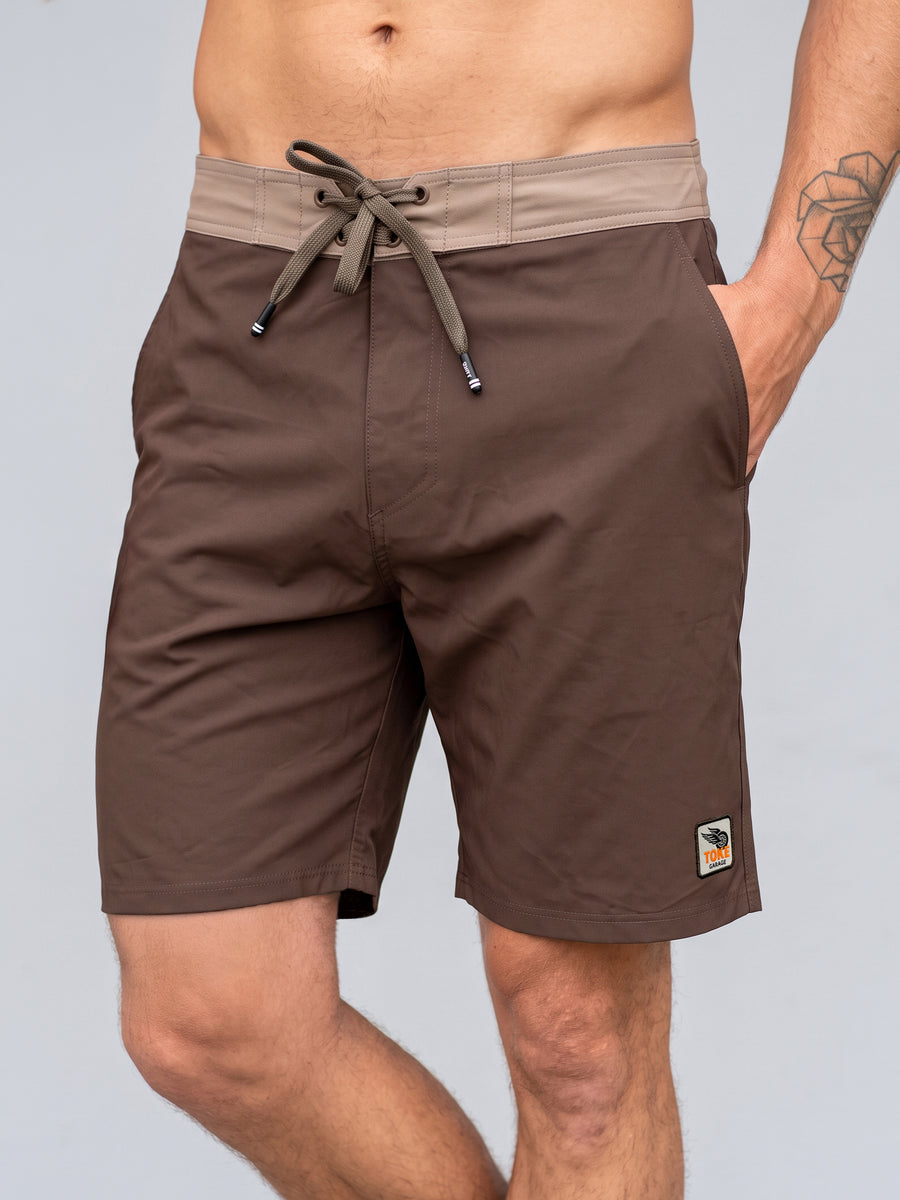 Traje de Baño Café Dirt Hombre