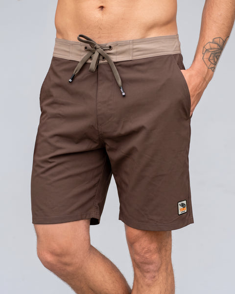 Traje de Baño Café Dirt Hombre