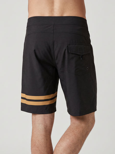 Traje de Baño Gris Oscuro Lines Hombre