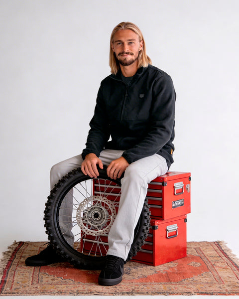 Polar Hombre Negro Full Zipper Rusty