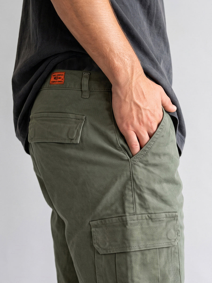 Short Cargo Verde Hombre