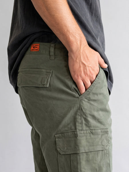 Short Cargo Verde Hombre