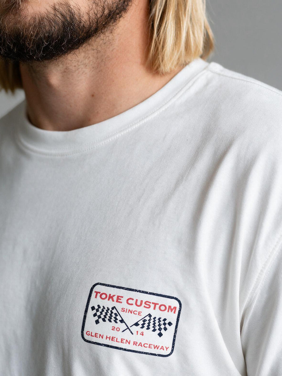 Polera Blanca Hombre Emig