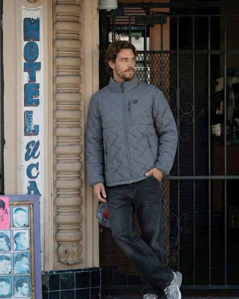 Parka Hombre Azul Drifter