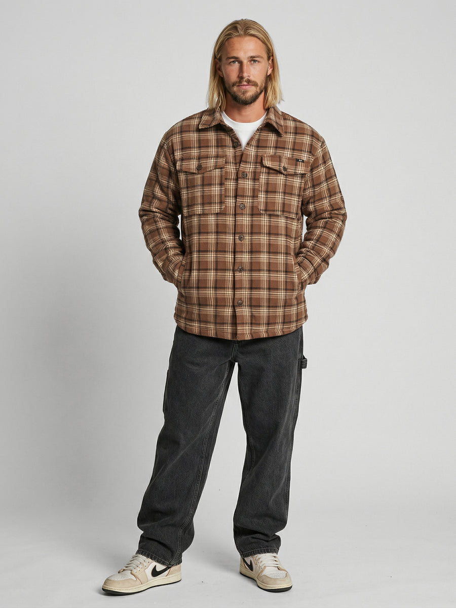 Sobrecamisa Hombre Café Dust