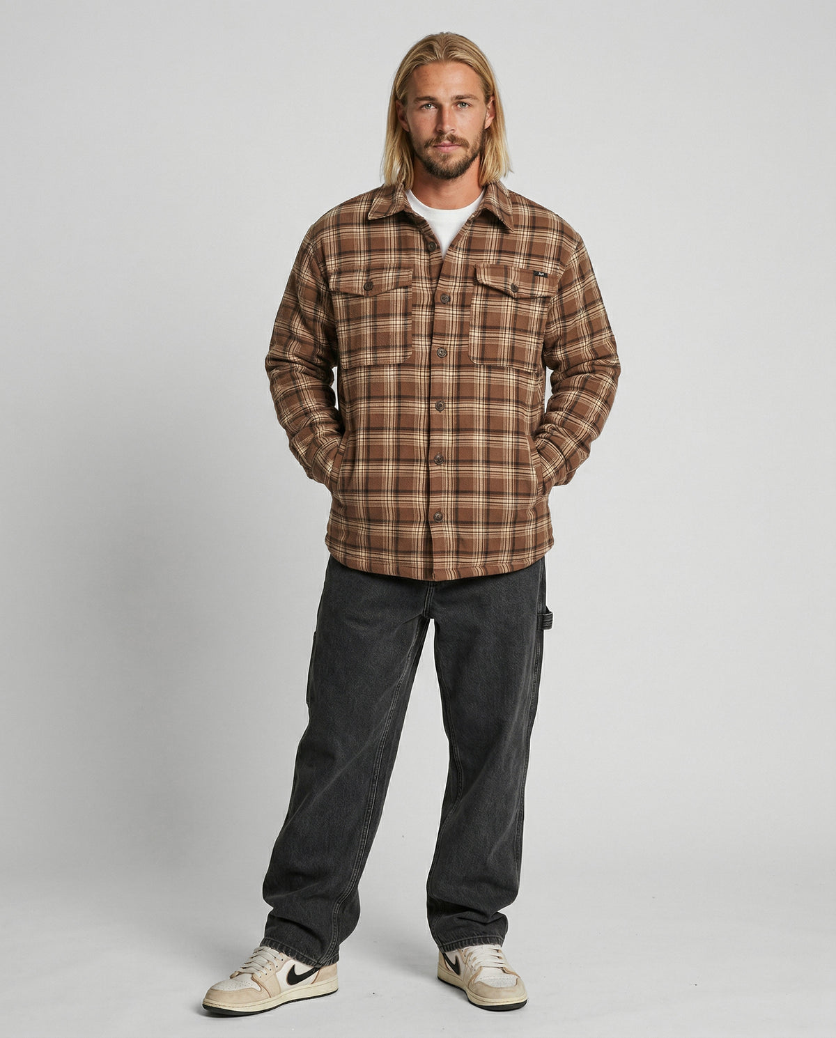 Sobrecamisa Hombre Café Dust