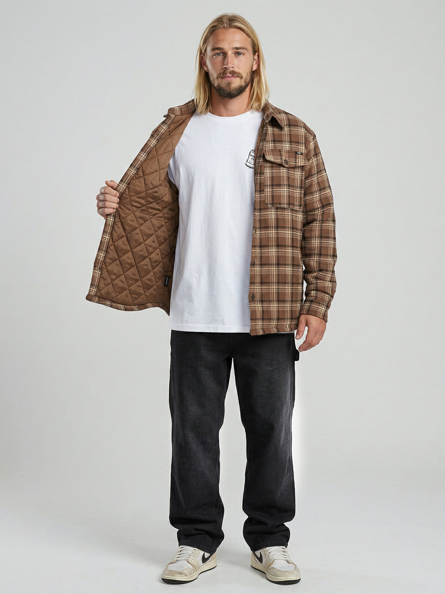 Sobrecamisa Hombre Café Dust