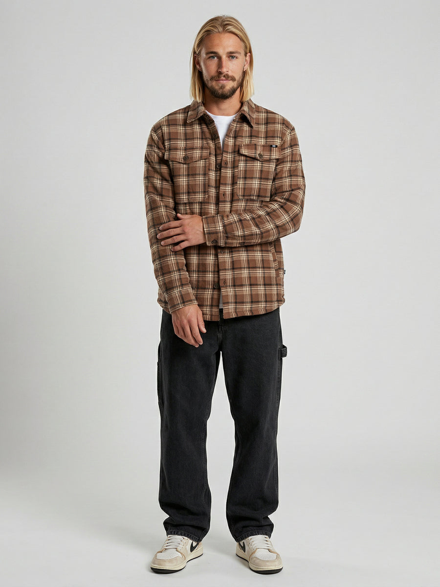 Sobrecamisa Hombre Café Dust