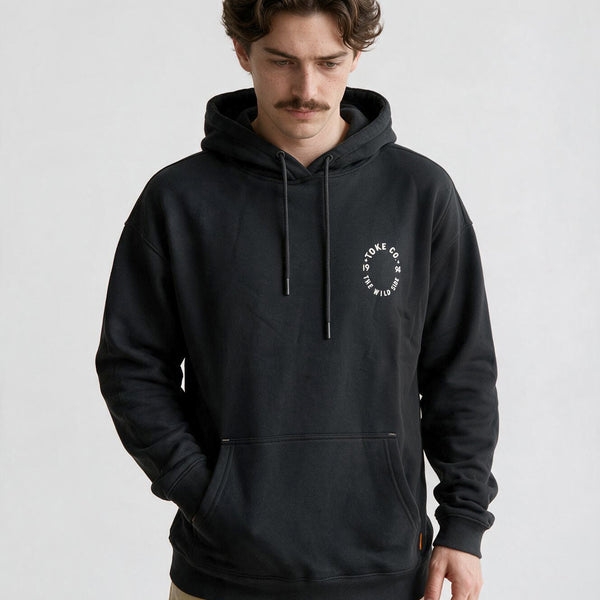Poleron Hoodie Negro Racer