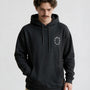 Poleron Hoodie Negro Hombre Racer