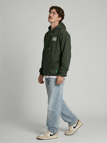 Poleron Hoodie Verde Hombre Reed
