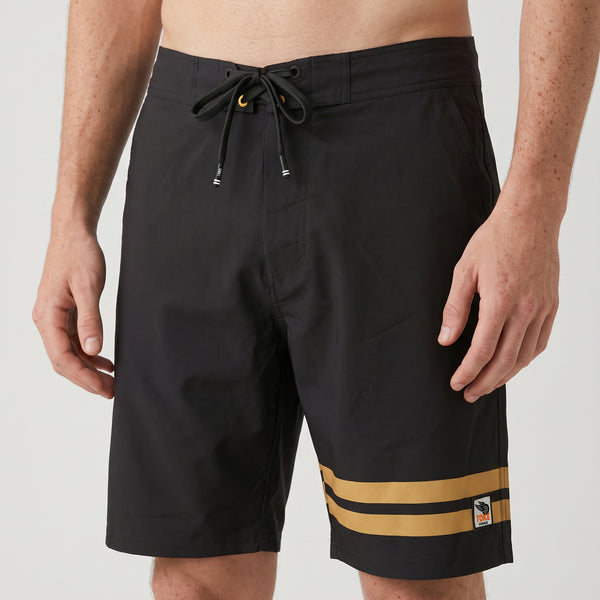 Traje de Baño Gris Oscuro Lines Hombre