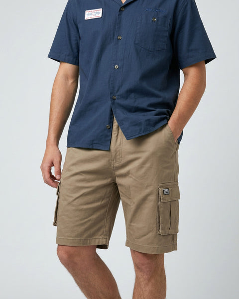 Short Cargo Beige Hombre