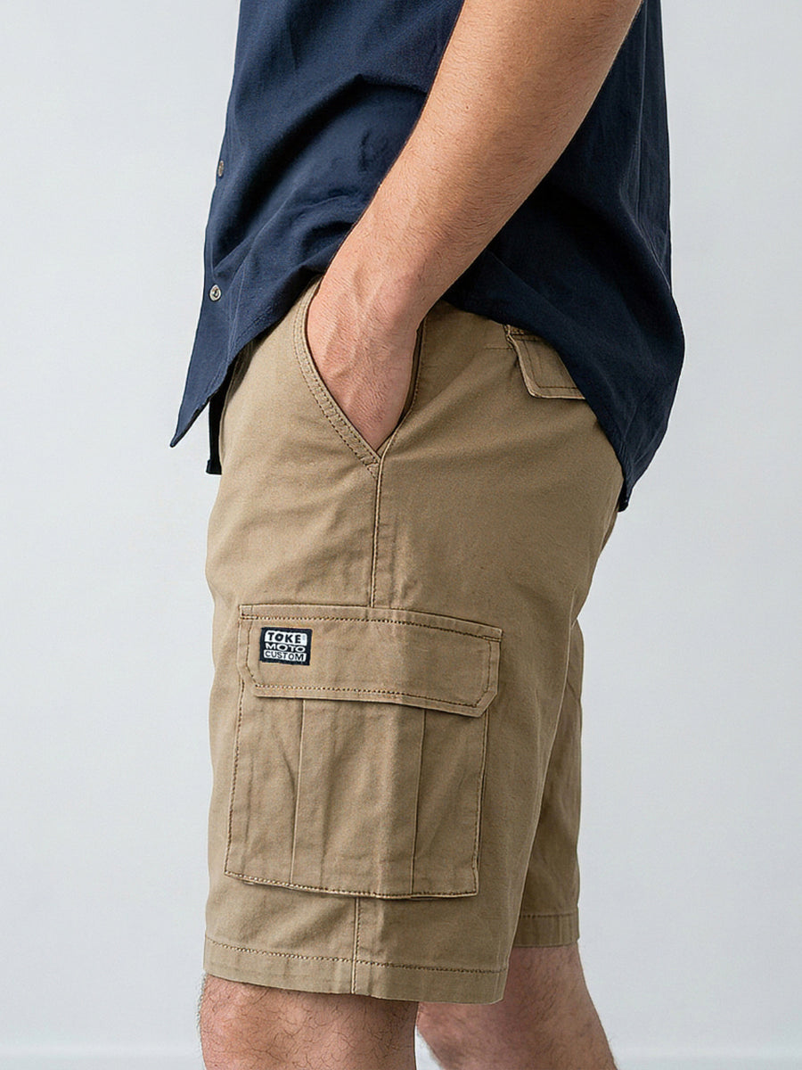Short Cargo Beige Hombre